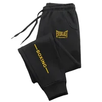 Autumn Everlast printed jogging pants men's sports pants men's sports pants men's brushed sports pants gym women's winter pants