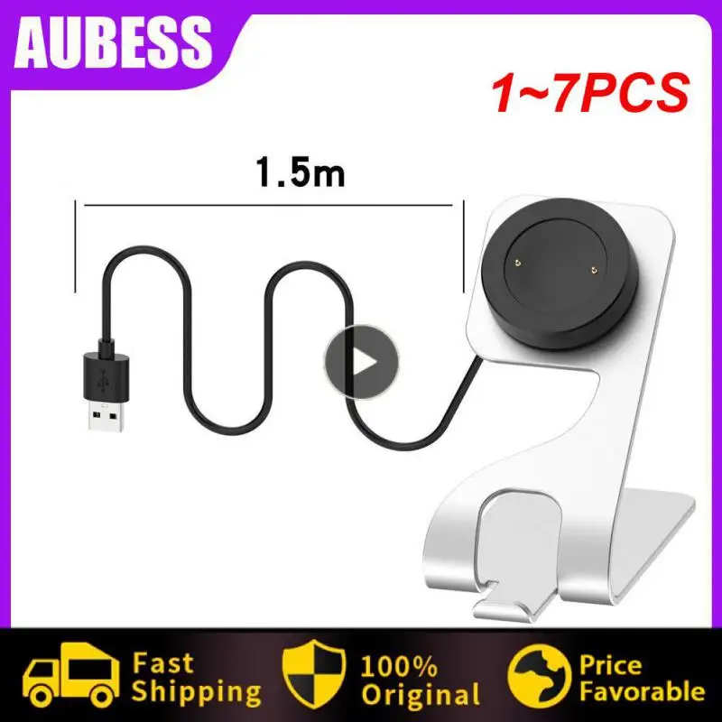 

1~7PCS Metal Charger Station for Garmin Fenix 5 5X 6 7 7S 7X Charging Dock for Garmin Instinct/ Approach S60/ Venu 2 2S