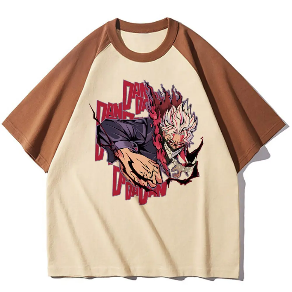 Dandadan Graphic Anime Women's Streetwear T-Shirt - Psychedelic Punk Pastel Design