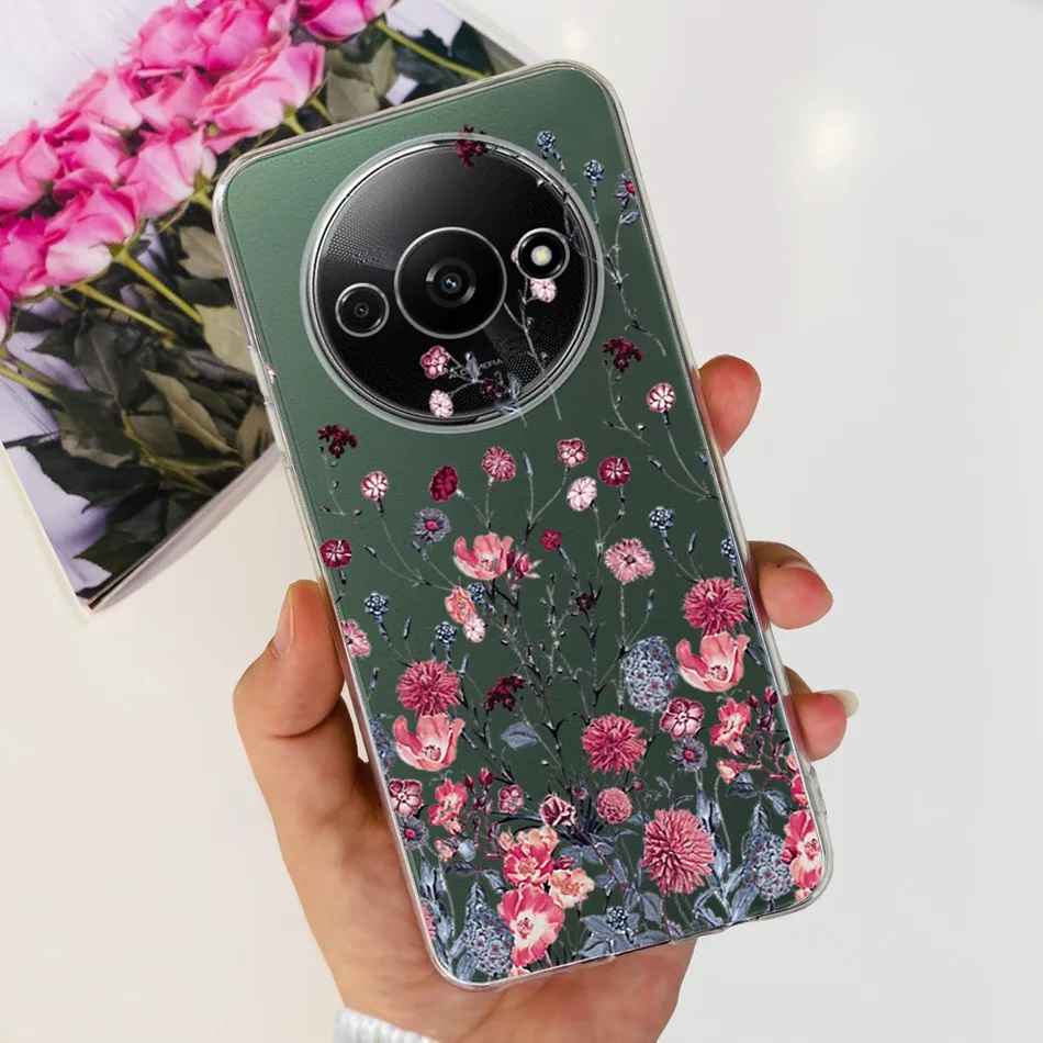 Elegant Printing Soft Silicone Clear TPU Slim Phone Case
