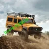 Professional Modification 1/18 4WD Climbing RC Car 2.4G 4CH Linkage Lights Metal Remote Control Racing Off-Road Truck Vehicle 2