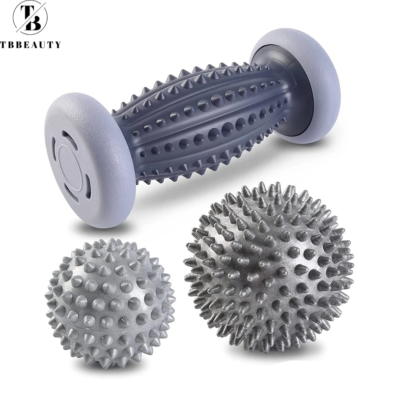 

Foot Massage Roller Balls Spiky Yoga Fitness Ball Tissue Trigger Point Muscle Roller for Foot Back Leg Hand Relax Pain Relief