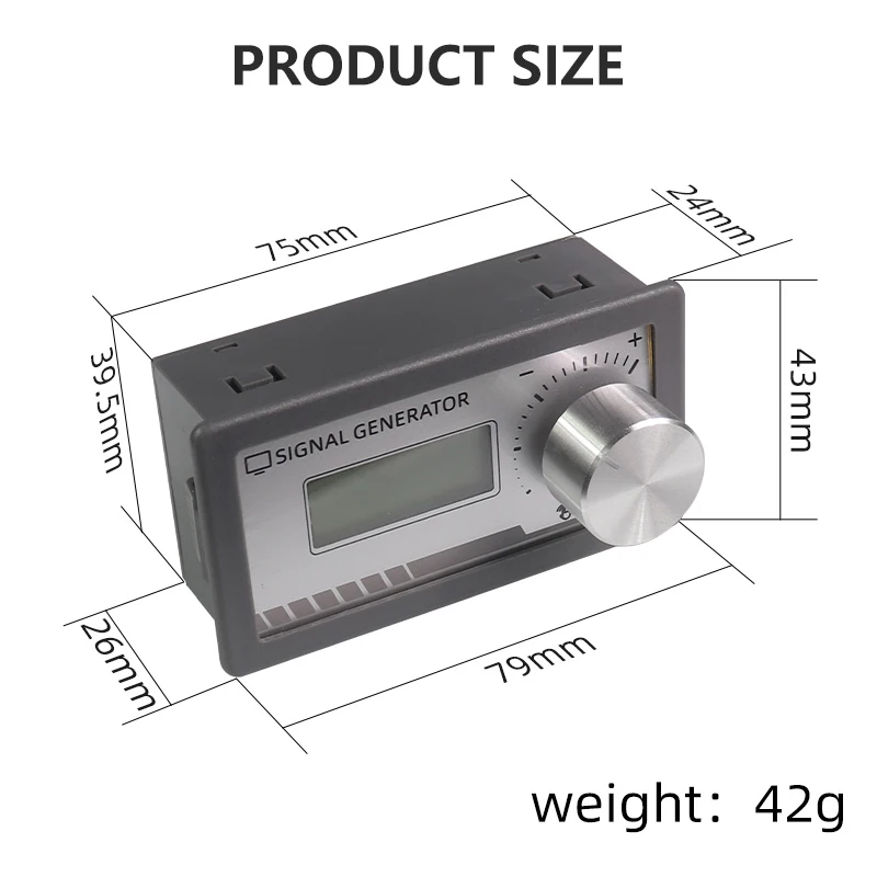0-3.3V 5V 10V LCD Voltage Signal Source Generator Adjustable Simulation Transmitter Module PLC Inverter Servo Flow-Valve