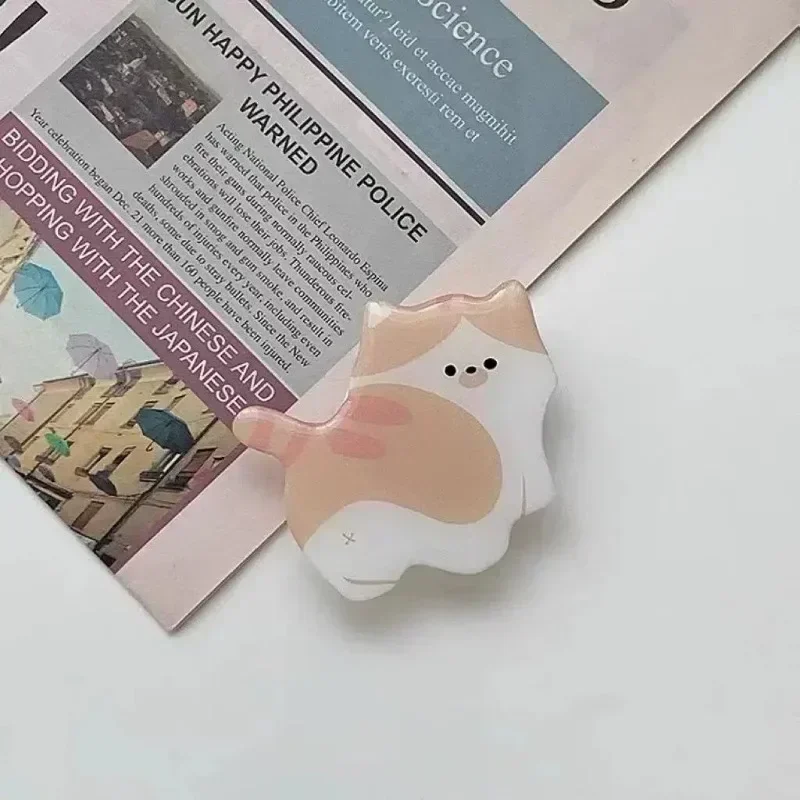 Cute Kitten Cartoon Acrylic Grip for Phone - Image 5