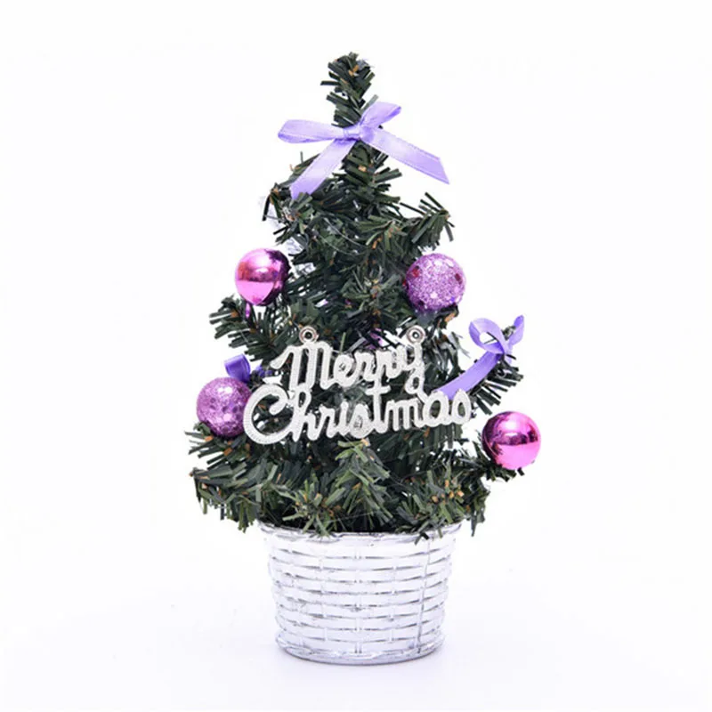 20cm Artificial Table Mini Christmas Tree Festival Ornament Gift
