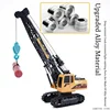 RC Truck Children's Electric Alloy Arm Remote Control Crane Engineering Vehicle Electric Crane Car Toys for Boys Birthday Gifts 5