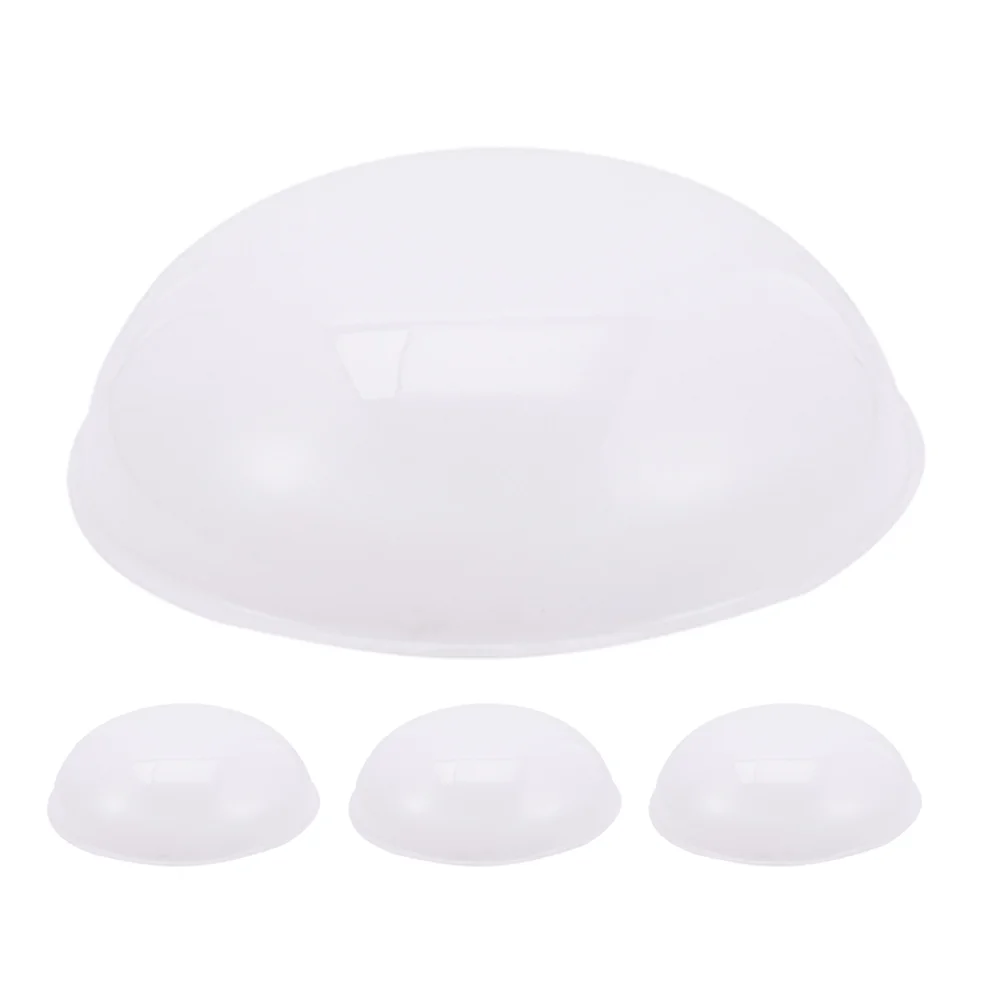 4 Pcs LED Round Ceiling Circular Diffuser Pvc Fan Light Covers Flush Mount Material Simple Design Easy Installation