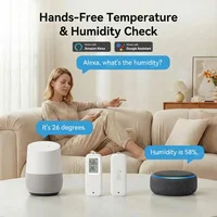 Zigbee 3.0 Temperature Humidity Sensor IP65 Waterproof Tuya Smart Life Indoor Outdoor Smart Home Sensor Zigbee Gateway Required - Image 5