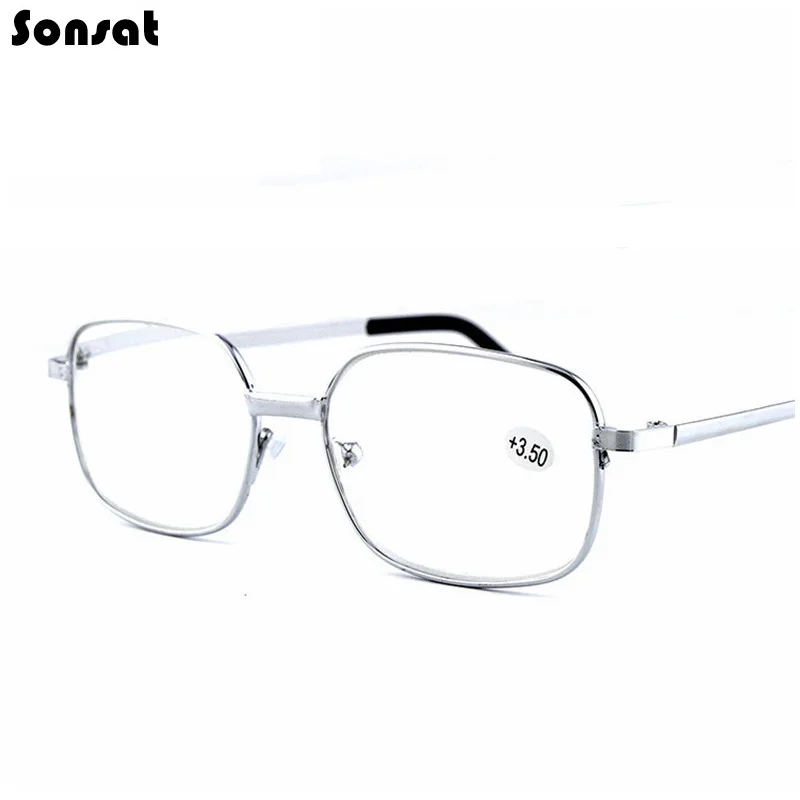 Очки для чтения с металлической оправой мужчин и женщин оптические аксессуары