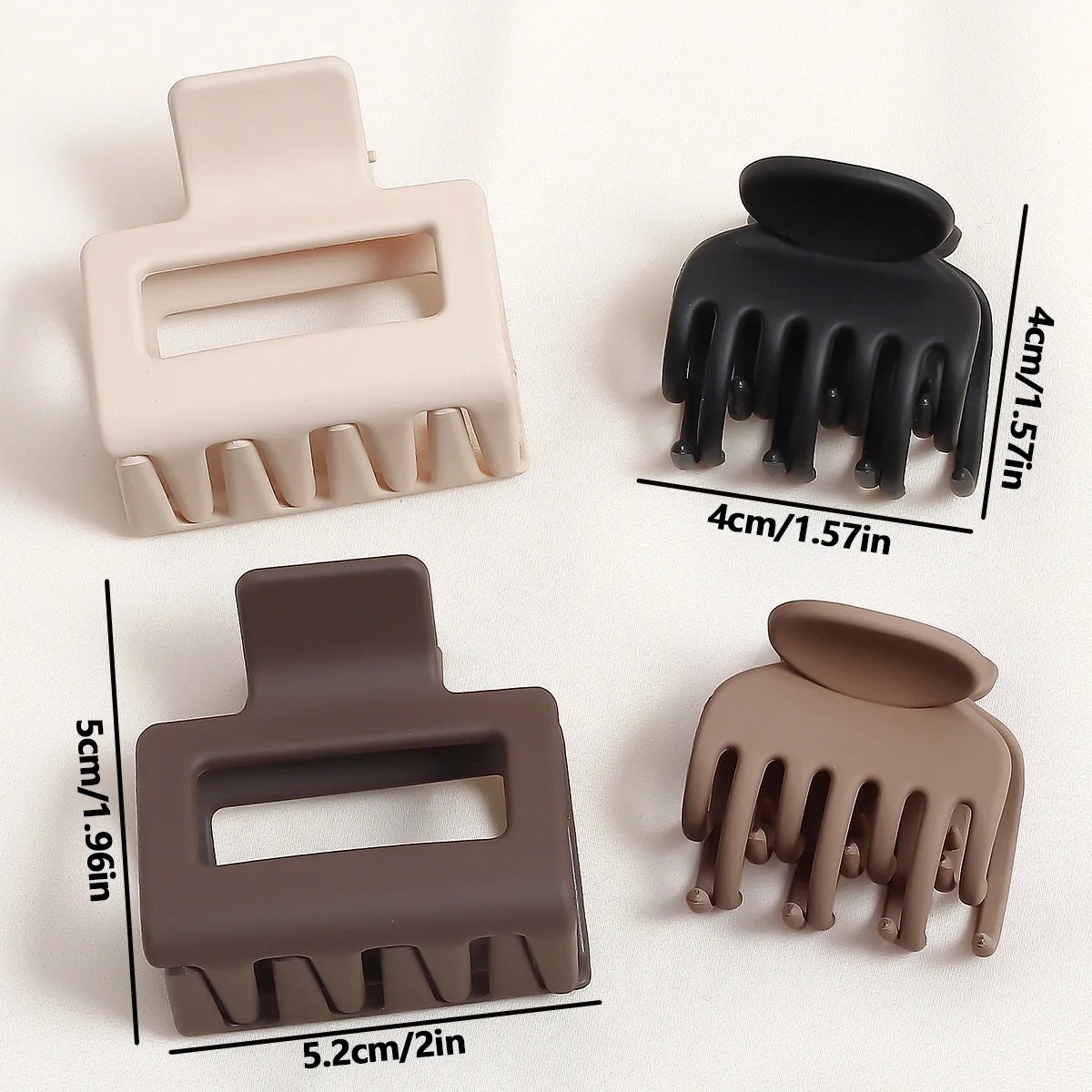 Рисунок 4 - Женские заколки-Крабики для волос средней длины