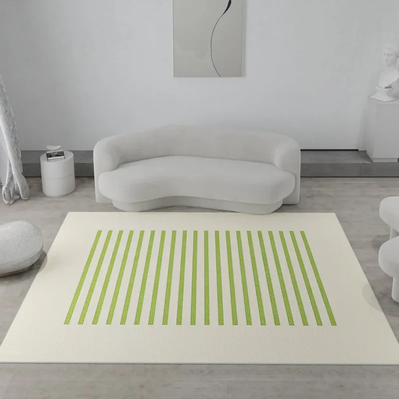 Dopamine Style Carpet Artistic Colorful Geometric Living Room Decoration Carpets Easy Care Non Slip Bedroom Loop-pile Rug