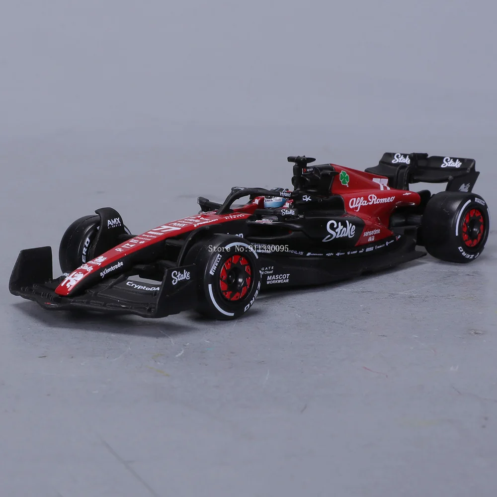 Bburago 1:43 f1 24 # zhou guanyu alfa romeo f1 Team Stake c43 77 # valtteri bottas legierung auto druckguss auto modell wettbewerb