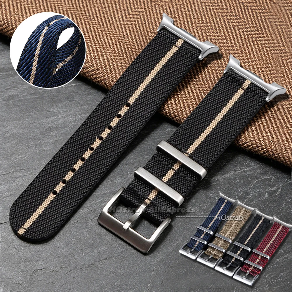 Sport Nylon Canvas Strap - Soft Replacement Wrist Band