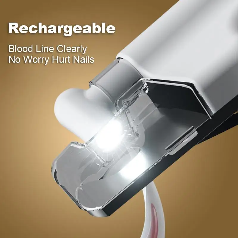 Pet Nail Clipper with LED Light Dog Cat Special Blood Line Scissors Multifunction Nail Trimmer Pet Cleaning Grooming Supplies pet nail clipper pet nail scissors