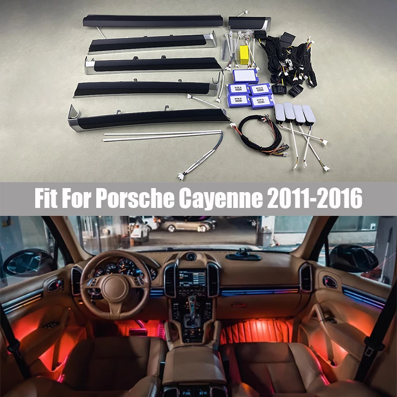 

Suitable for Porsche Cayenne 2011 2012 2013 - 2016 Dynamic Flow Light Decorative Panel Atmosphere Light Interior Modification