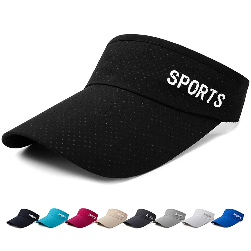 

4.13 Inches Long Brim Baseball Cap Empty Top Cap Golf Cap Sports Cap Adjustable UV Protection Cap Breathable Mesh Cap