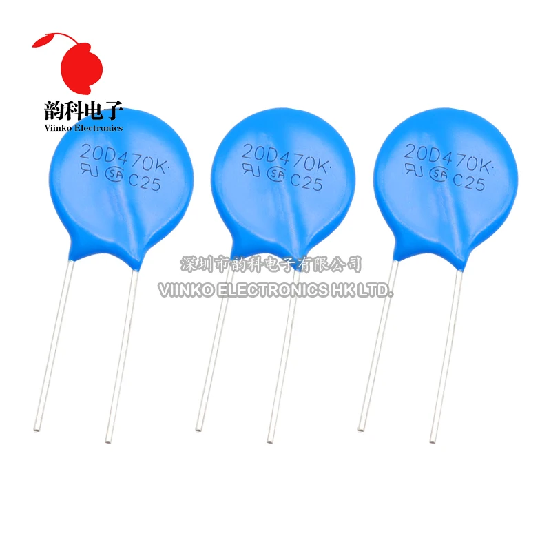Varistor 10PCS 05D 07D 10D 14D 20D 07D220K 07D391K 7D431K 7D471K 10D471K 10D101K 10D330K 10D471K 14D471K 14D220K 20D431K 20D471K