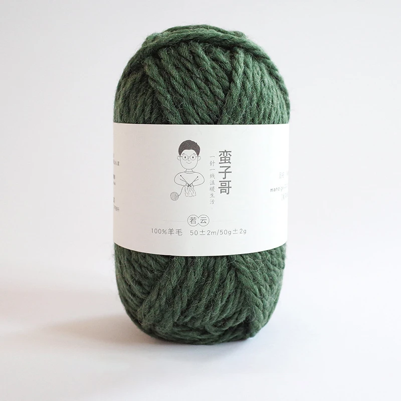 50g/ball 100% Pure Cashmere Yarn Warm Colorful Thick Yarn Alpaca Wool Hand Knitting Warm Sweater Hat Knitted Scarf Supersoft 6