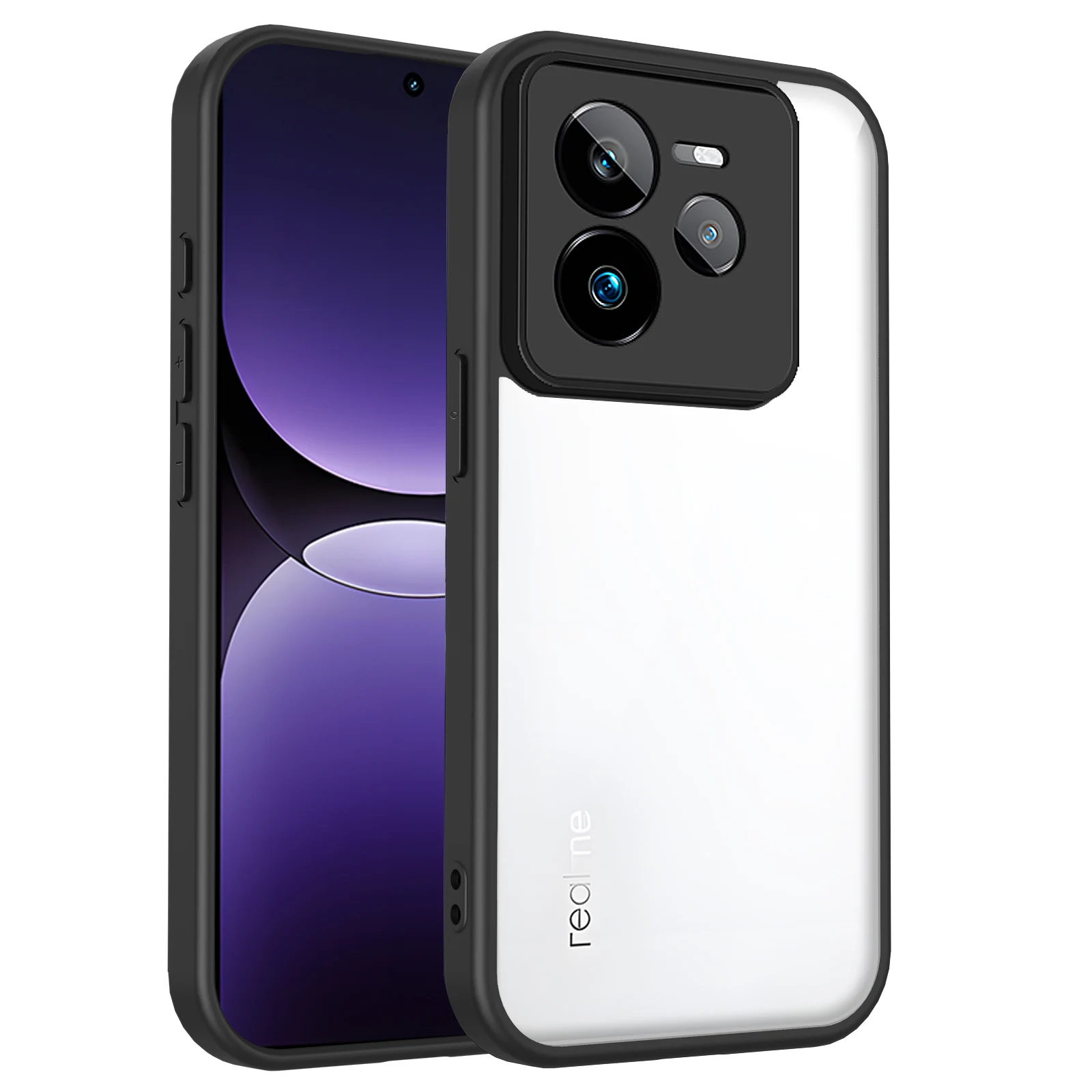 Slim Transparent Shockproof Protective Phone Case – Hard PC Back Cover