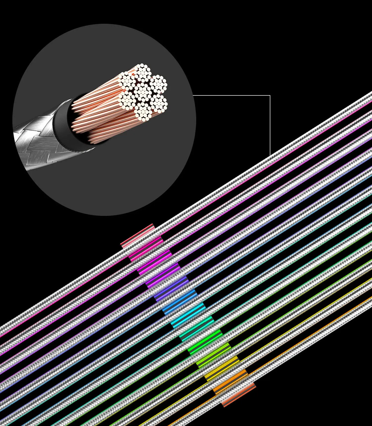 Fonte de Alimentação Cabo de Extensão 24pin Argb Sincronização Linha de Néon para Itx Matx Atx Suporte Asus Aura Sync Gigabyte Rgb Fusão Case do Computador Decoração - Imagem 3
