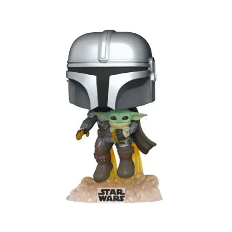 thumbnail image 1 of FUNKO POP STAR WARS THE MANDALORIANs #326 Mandalorians con pistola #330 #345 con The Child #402 Figuras de acción de vinilo Muñecas Juguetes, 1 of 5