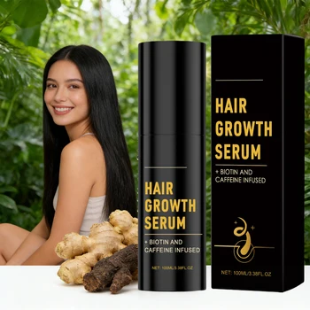 Siero per la crescita dei capelli che rafforza le radici dei capelli, promuove la ricrescita dei capelli, anti-caduta dei capelli, nutre il cuoio capelluto, ripara la cura dei capelli