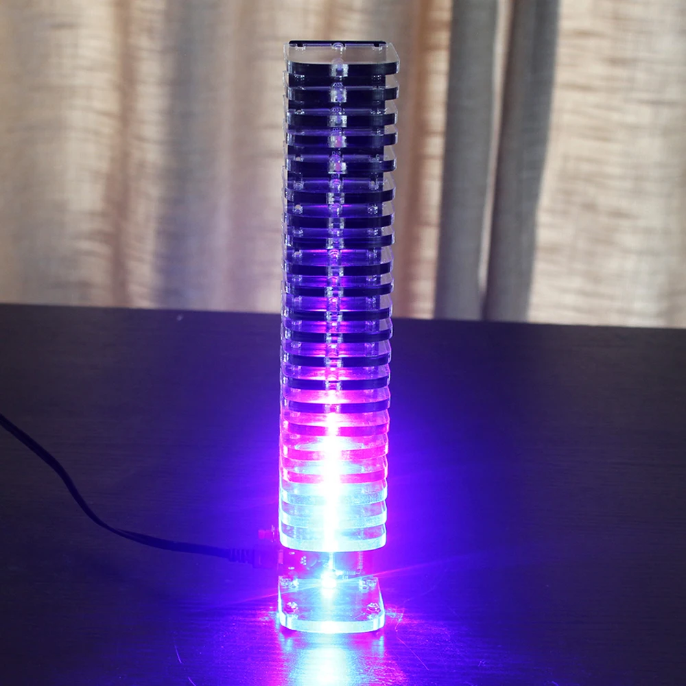 

diy electronic kit 21-segment LED music rhythm spectrum light kit diy soldering project(not assembled)