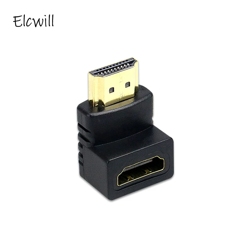 Adattatore Femmina Compatibile Hdmi-Hdmi Maschio A Hdmi 90 Gradi Angolo 270 Gradi Convertitore Extender Compatibile Hdmi Per Hdtv