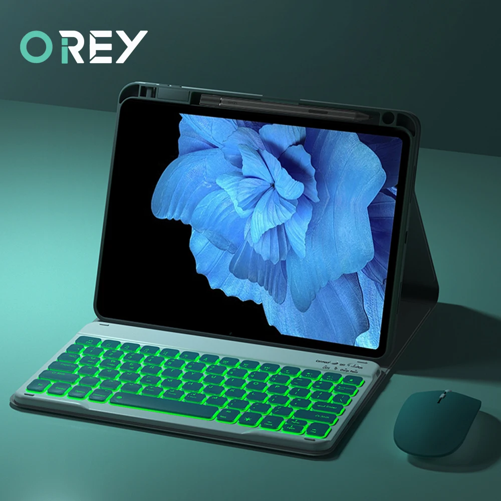 

Magnetic Keyboard Case for VIVO Pad 11inch Backlight Keyboard Mouse Case For VIVO Pad 11 inch Tablet Case With Pencil Holder