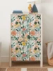 Fresh Green Floral PVC Wallpaper Elegant Spring Peel And Stick Wall Decor Casual Furniture Waterproof Cabinet Contact Paper 1