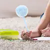 4pcs Students Fluffy Ball Pen Rollerball Pens Ballpoint Fountain Pen Fuzzy Ball Pen Pom Pen Hairball Plush Random Color 3