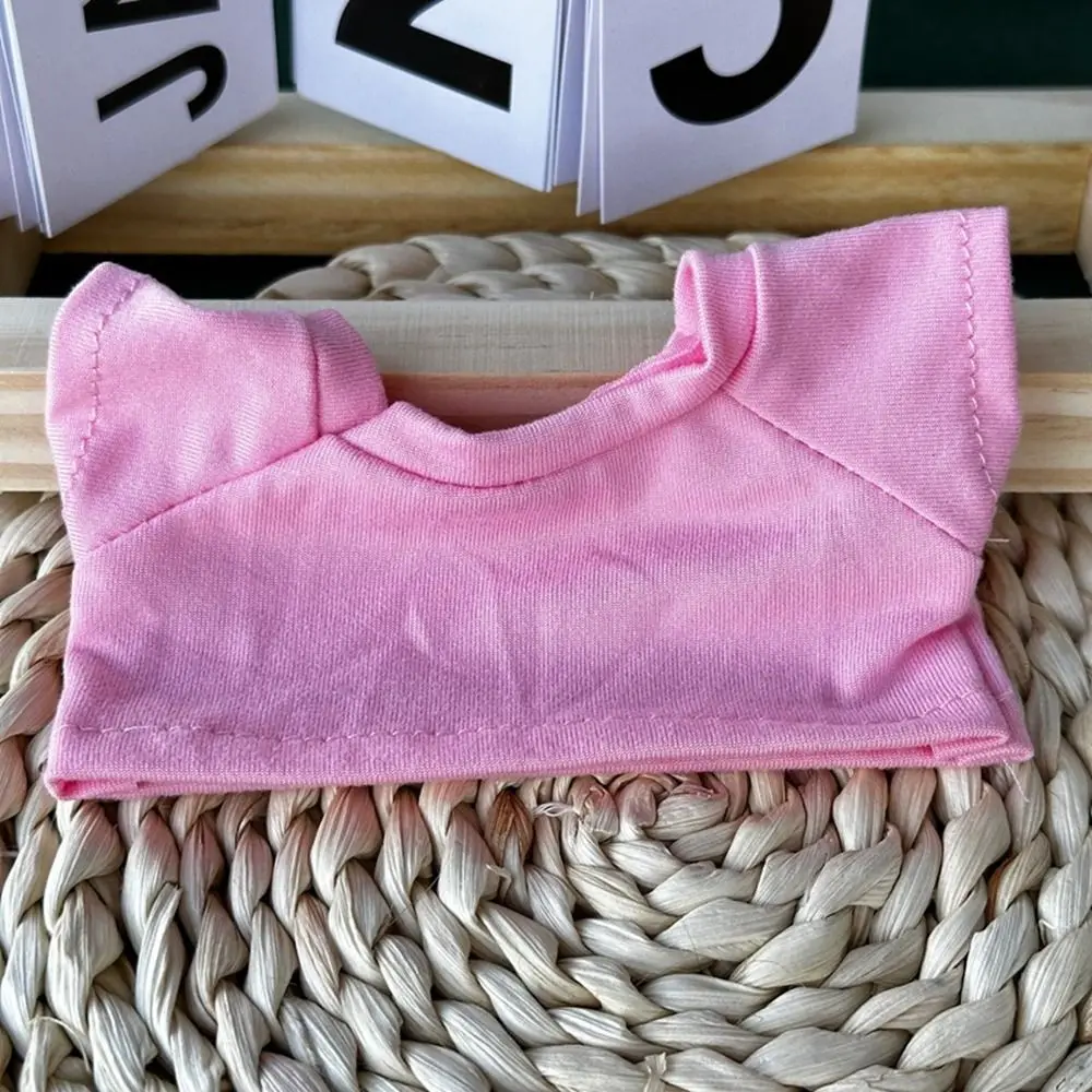 20cm Puppe Baumwolle Kleidung Hoodies T-Shirt Idol Puppe Outfit T-Shirt Pullover Mini Kleidung für 20cm Baumwolle ausgestopfte Puppen Spielzeug – Detail 7