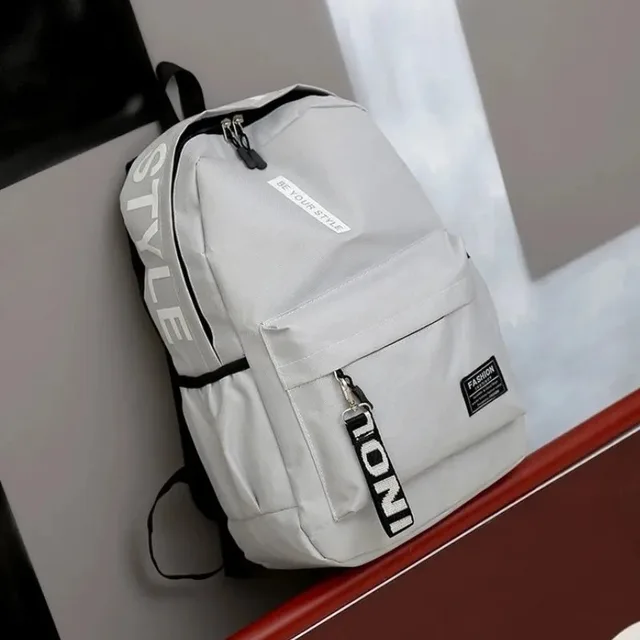 Fashion Trend Backpack Backpack for Men and Women Junior High School High School Student Bag Large Capacity Korean Version of Th 2
