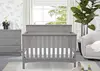 Fancy 4-in-1 Convertible Baby Crib - Greenguard Gold Certified, Grey 2