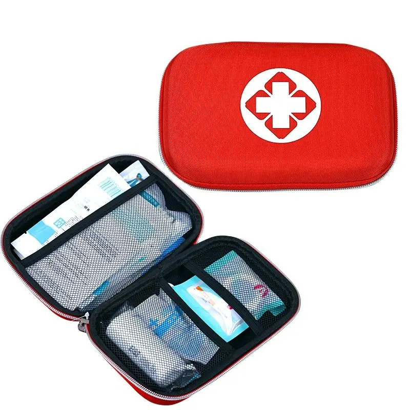 

Portable First Aid Kit Outdoor Household Medical Emergency Bags Organizer with Cotton Swab Bandage Wound Patch Gloves Tourniquet