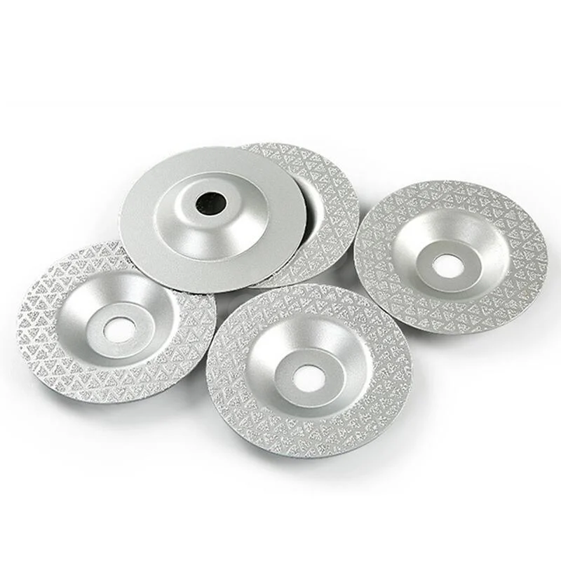 100mm 45/60/100# Diamond Grinding Disc Wet Dry Chamfering Trimming Marble Granite Artificial Stone Ceramic Sanding Disc Tools