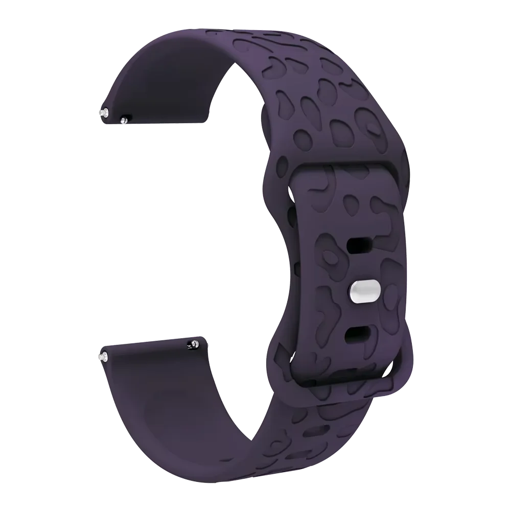 Leopard Silicone Sports Strap - Premium Rubber Bracelet Wristband