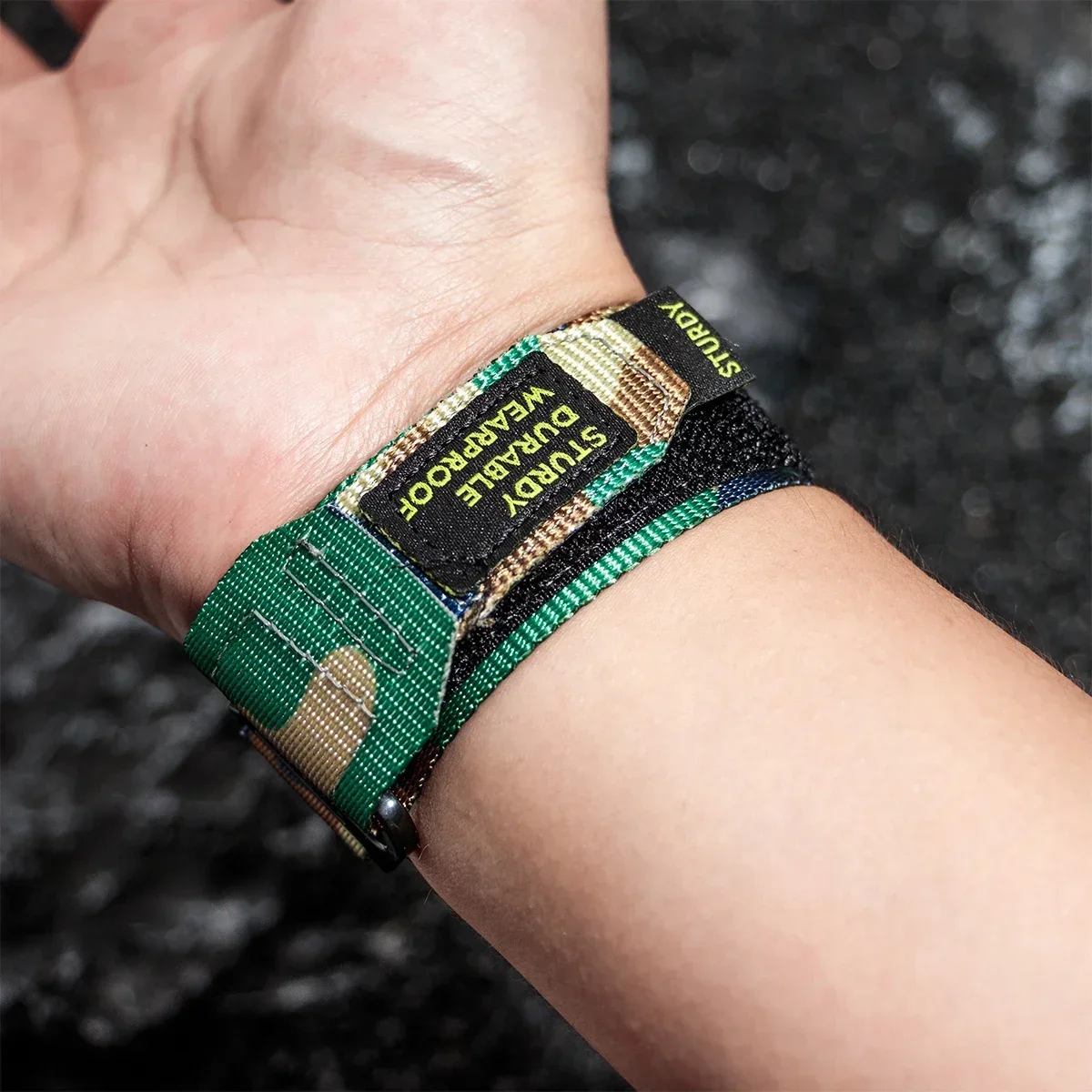 Breathable Sports Nylon Watch Strap – Vibrant and Durable Bracelet