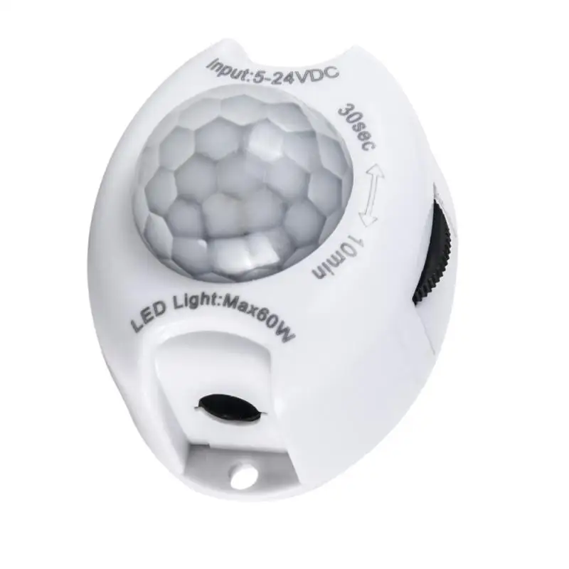 

Motion Sensor DC 5V 12V Light Switch Movement Detector Activated Timer Automatic PIR Motion Sensor LED Strip Light Module