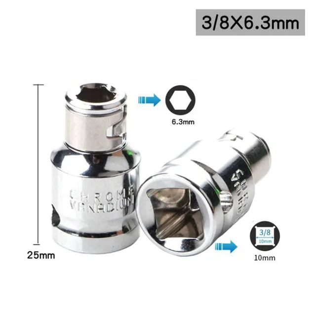 Lot De 5 Douilles Hexagonales Magnétiques 1/4" Pour Perceuse