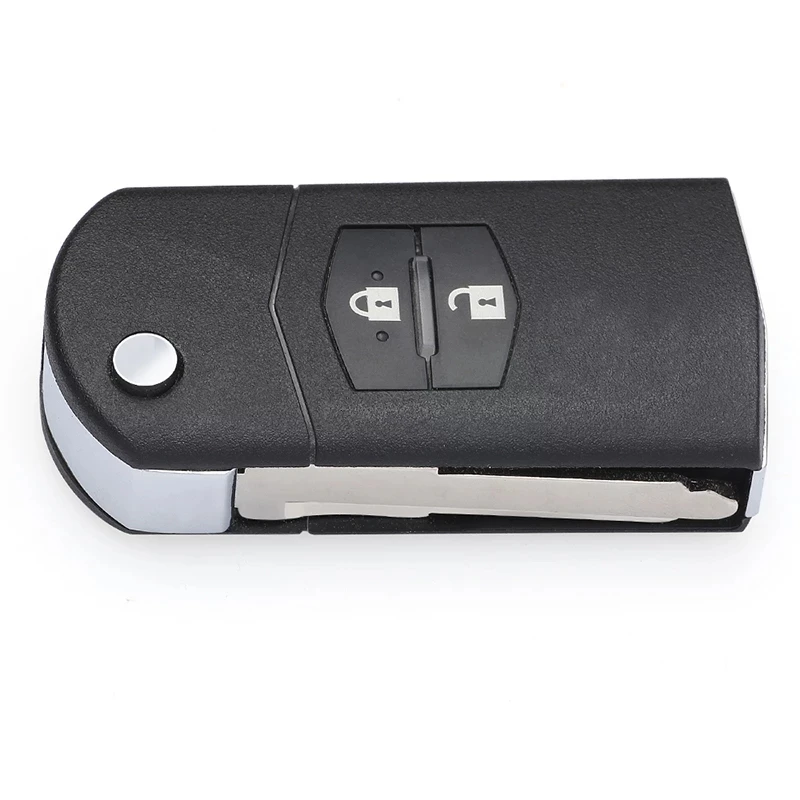 KEYECU 2 Buttons 433MHz 4D63 Chip for Mazda 2 DE Series 2012 2013 2014 Flip Remote Control Key Fob 5WK43409D 5WK43409E 5WK43409F