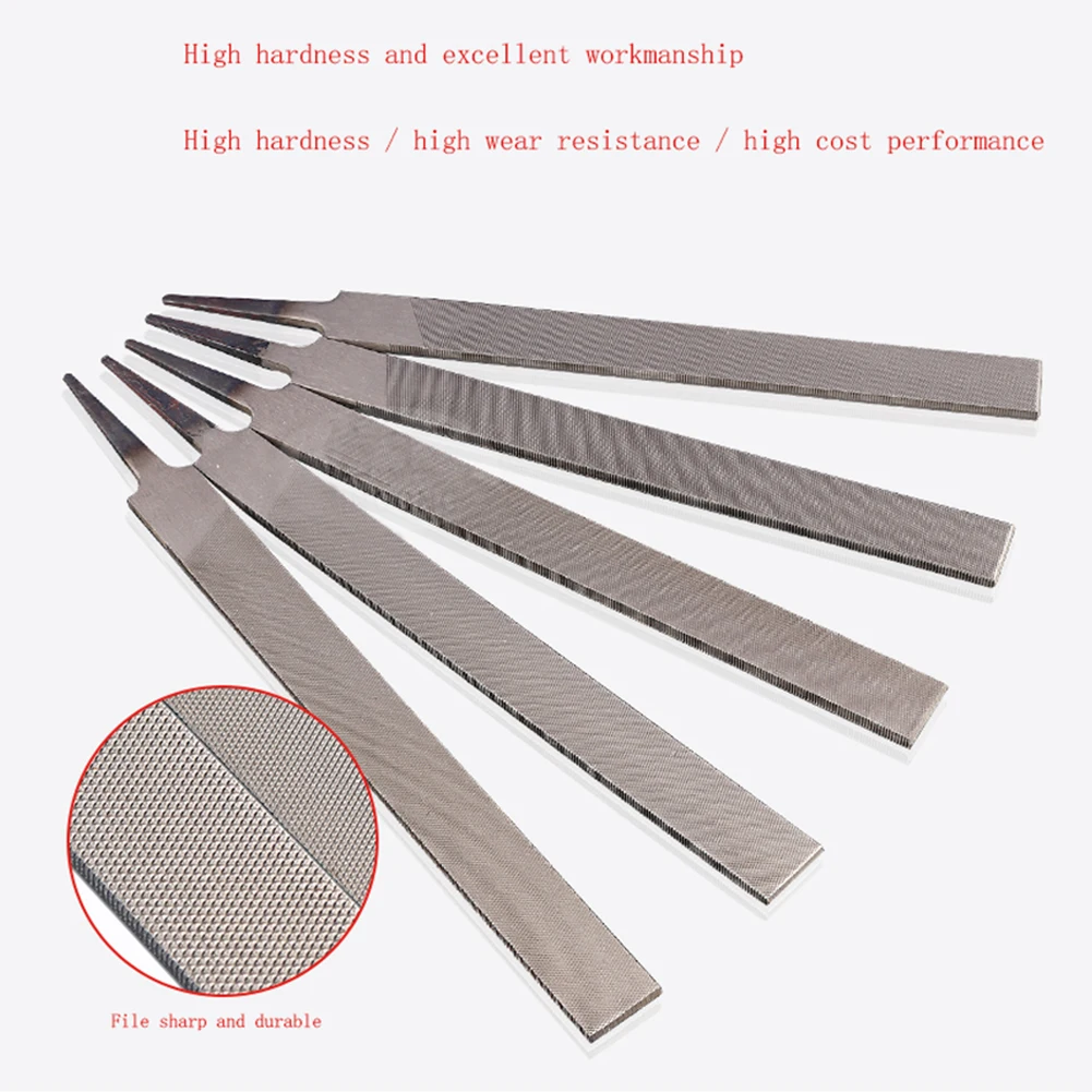Description Picture 5 of itemIndustrial Steel Flat Files Metalworking Woodworking Steel File Rasp Flat File 8 10 12 14 16 Inch 5 Sizes 1pc