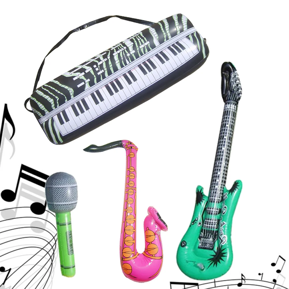 

Inflatable Musical Band Instruments Cool and Fun Inflatable Musical Instruments for Kids Great Party Favor Novelty Toys