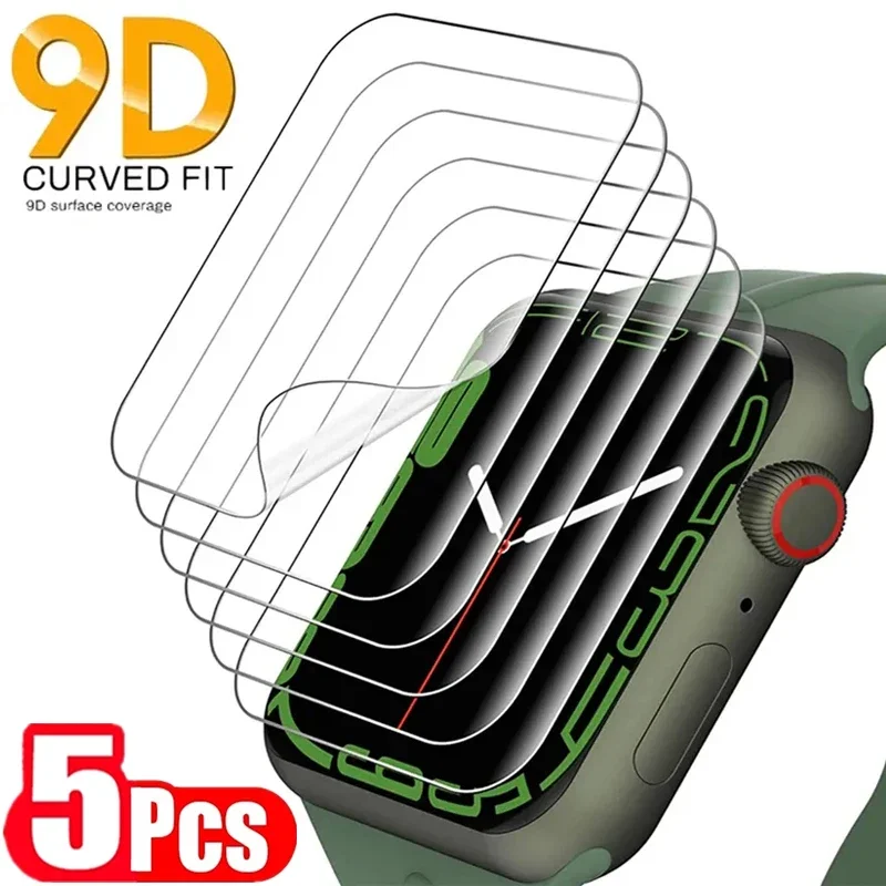 Apple Watch 스크린을 긁힘과 손상으로부터 안전하게 보호하는 Hydrogel Film