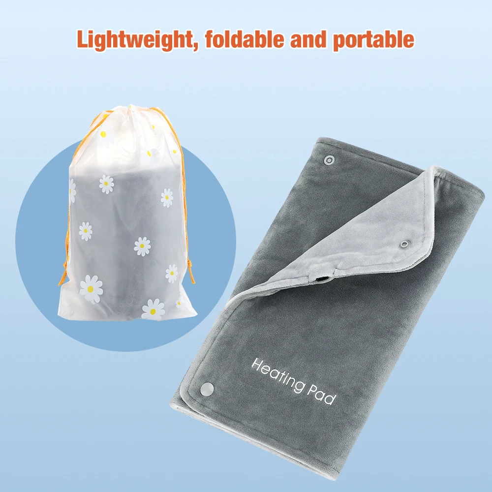 usb graphene electric heating pad portatil foot 05