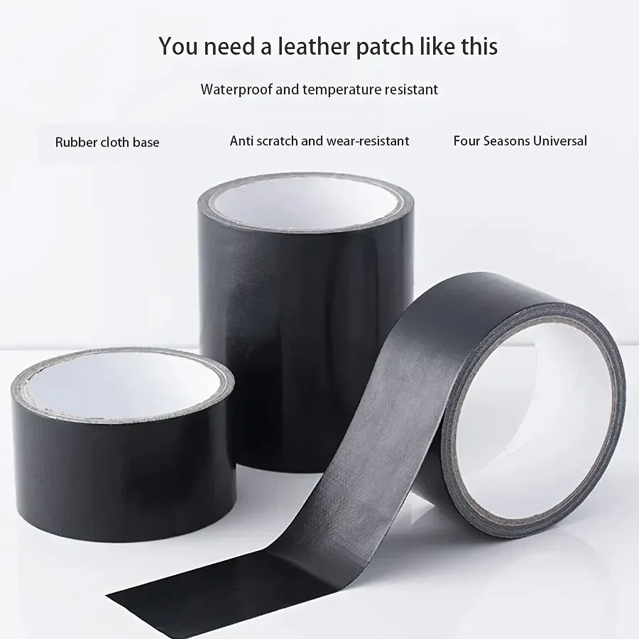 Durable Black Cloth Adhesive Tape for Leather and Cushion Repair