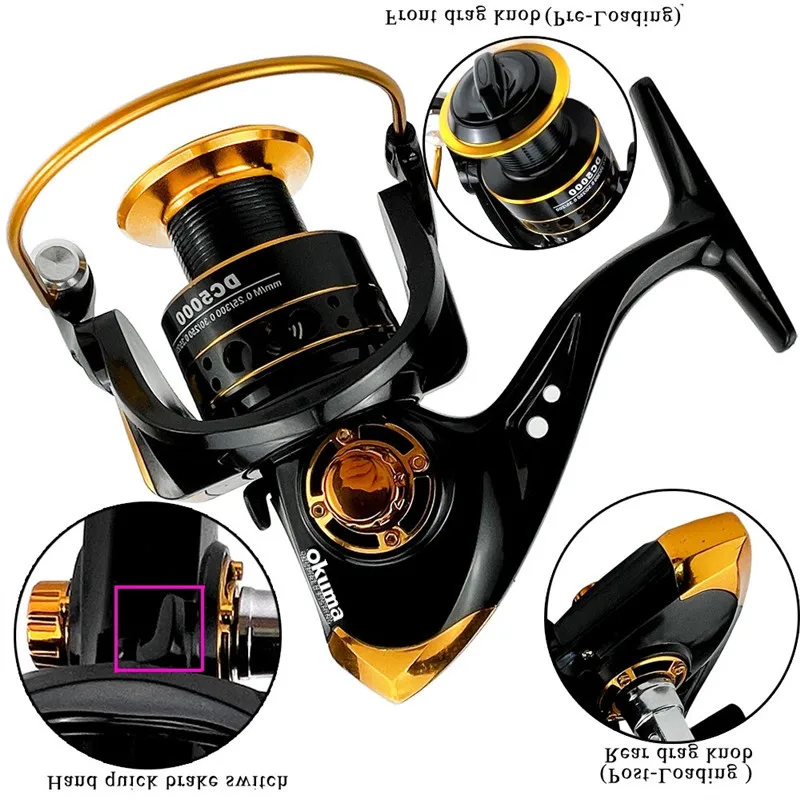 New Metal Spool Spinning Fishing Reel 1000-7000 Series Fishing