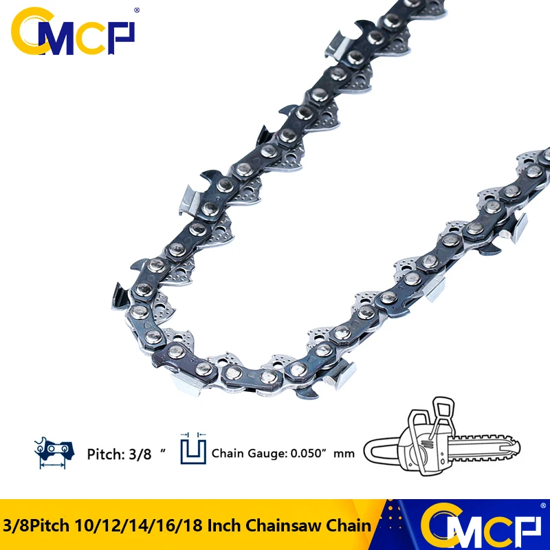1pc 10/12/14/16/18" Chainsaw Chain 3/8 Pitch Saw Chain 40/45/52/56/59