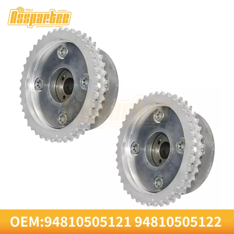OEM 94810505121 2pcs New VVT Camshaft Adjuster For Porsche Cayenne Panamera 958 4.8L V8 2011-2016 94810505122 94810505123