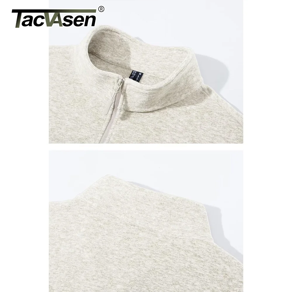 1/4 Rits Kraag Lente Fleece Truien Heren Warme Sweatshirts 1/4 Rits Kraag Lente Fleece Truien Heren Warme Sweatshirts